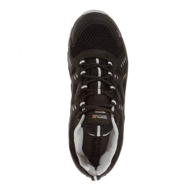Black-Cyberspace - Pack Shot - Regatta Womens-Ladies Vendeavour Walking Shoes
