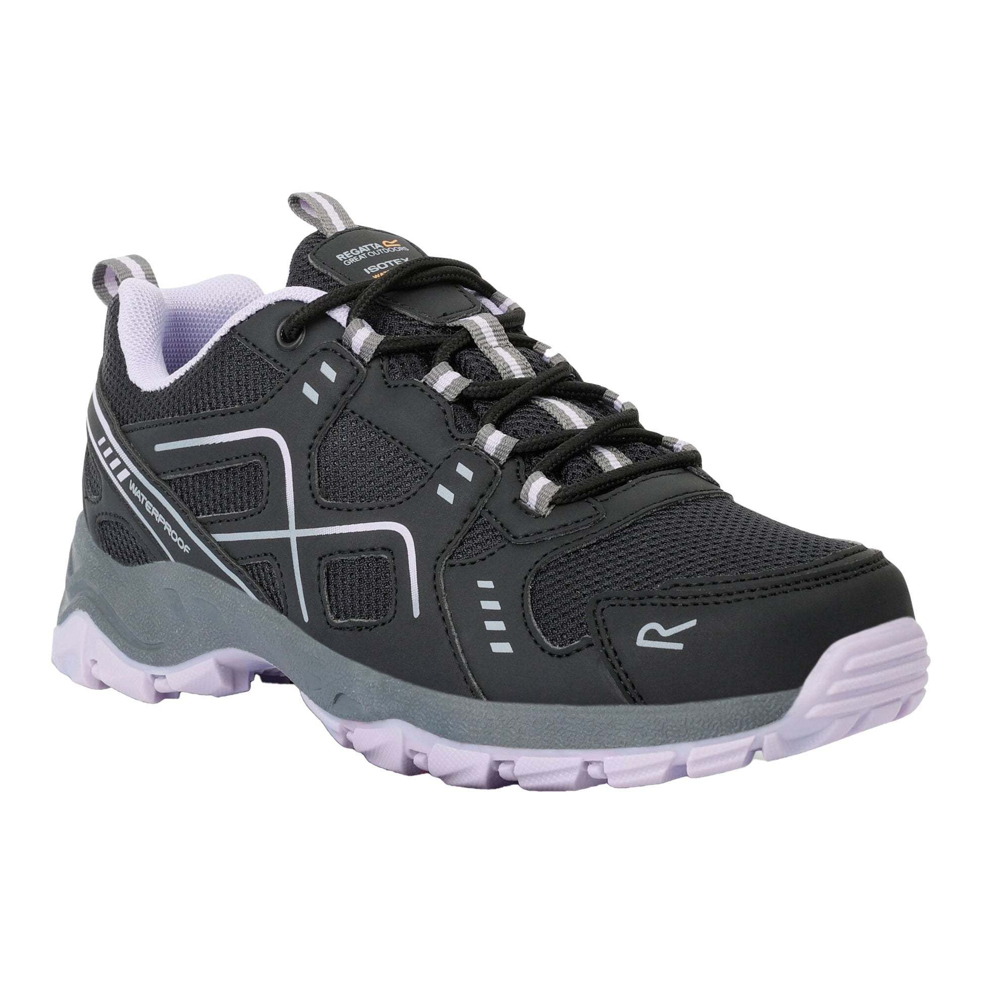 Ash-Lilac Frost - Front - Regatta Womens-Ladies Vendeavour Walking Shoes