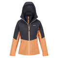 Apricot Crush-Seal Grey - Side - Regatta Womens-Ladies Wentwood VIII 2 in 1 Jacket