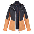 Apricot Crush-Seal Grey - Lifestyle - Regatta Womens-Ladies Wentwood VIII 2 in 1 Jacket