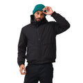 Black - Lifestyle - Regatta Mens Renly Hooded Waterproof Jacket