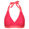 Bright Blush-Peach Bloom - Front - Regatta Womens-Ladies Flavia Bikini Top