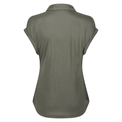 Four Leaf Clover - Back - Regatta Womens-Ladies Lupine Collared T-Shirt