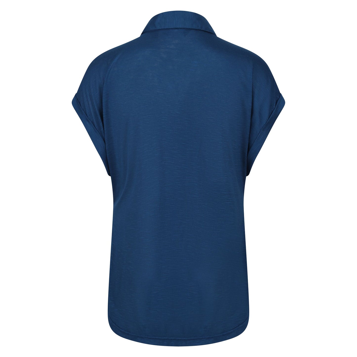 Blue Opal - Back - Regatta Womens-Ladies Lupine Collared T-Shirt