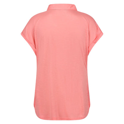Shell Pink - Lifestyle - Regatta Womens-Ladies Lupine Collared T-Shirt