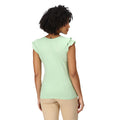 Quiet Green - Close up - Regatta Womens-Ladies Ferra Frill T-Shirt