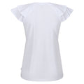 White - Back - Regatta Womens-Ladies Ferra Frill T-Shirt