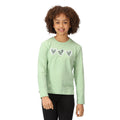 Quiet Green - Lifestyle - Regatta Childrens-Kids Wenbie III Heart Long-Sleeved T-Shirt