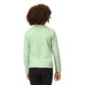 Quiet Green - Pack Shot - Regatta Childrens-Kids Wenbie III Heart Long-Sleeved T-Shirt
