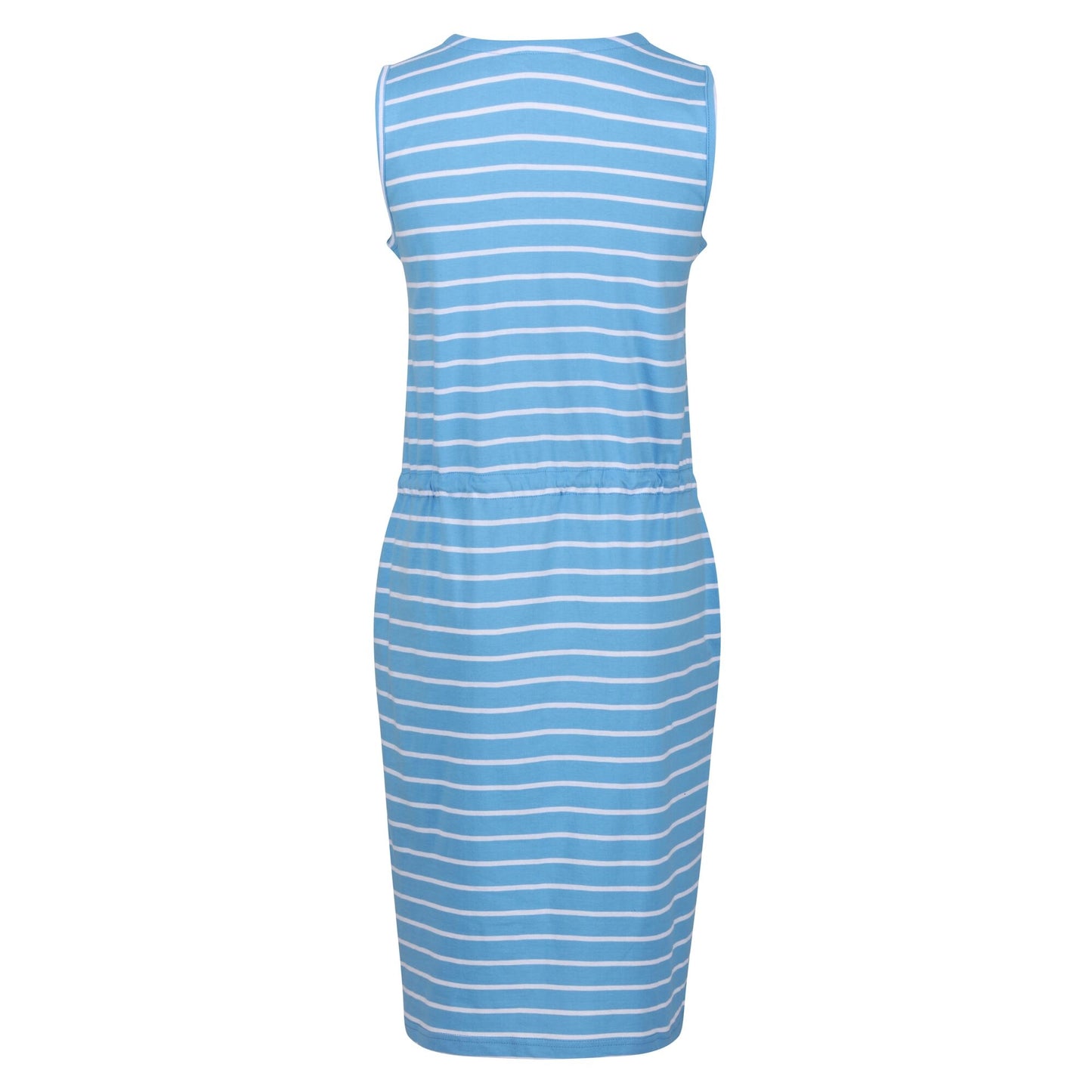 Elysium Blue-White - Back - Regatta Womens-Ladies Fahari Stripe Casual Dress