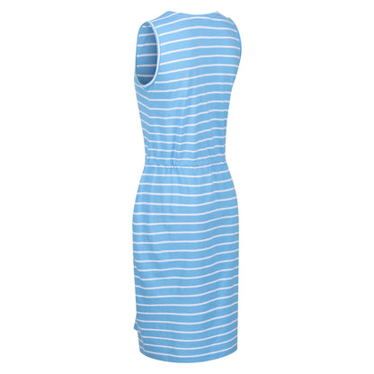 Elysium Blue-White - Lifestyle - Regatta Womens-Ladies Fahari Stripe Casual Dress