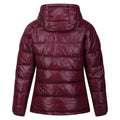 Burgundy-Seal Grey - Back - Regatta Womens-Ladies Toploft III Baffled Padded Jacket
