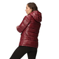 Burgundy-Seal Grey - Lifestyle - Regatta Womens-Ladies Toploft III Baffled Padded Jacket