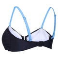 Navy-Elysium Blue - Lifestyle - Regatta Womens-Ladies Aceana III Contrast Bikini Top