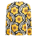 Apple Blossom Yellow - Back - Regatta Womens-Ladies Orla Kiely Flower Long-Sleeved Winter T-Shirt