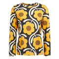 Apple Blossom Yellow - Front - Regatta Womens-Ladies Orla Kiely Flower Long-Sleeved Winter T-Shirt