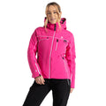 Pure Pink - Lifestyle - Dare 2B Womens-Ladies Line Ski Jacket
