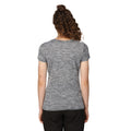 Navy - Pack Shot - Regatta Womens-Ladies Fingal VII Logo Marl T-Shirt