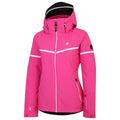 Pure Pink - Side - Dare 2B Womens-Ladies Carving Ski Jacket