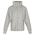 Paloma Grey Marl - Front - Regatta Womens-Ladies Jessalyn Velour Full Zip Fleece Jacket