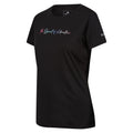 Black - Side - Regatta Womens-Ladies Fingal VII The Spirit Of Adventure T-Shirt
