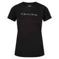 Black - Front - Regatta Womens-Ladies Fingal VII The Spirit Of Adventure T-Shirt