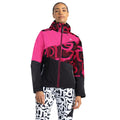 Pure Pink - Lifestyle - Dare 2B Womens-Ladies Ice Graffiti Ski Jacket