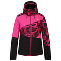 Pure Pink - Front - Dare 2B Womens-Ladies Ice Graffiti Ski Jacket