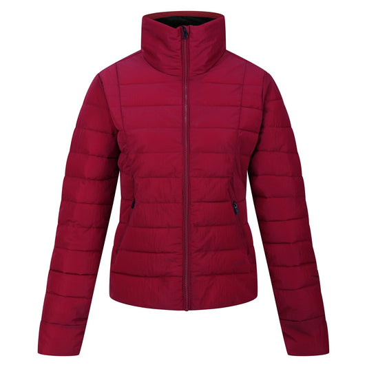 Rumba Red - Front - Regatta Womens-Ladies Keava III Baffled Padded Jacket
