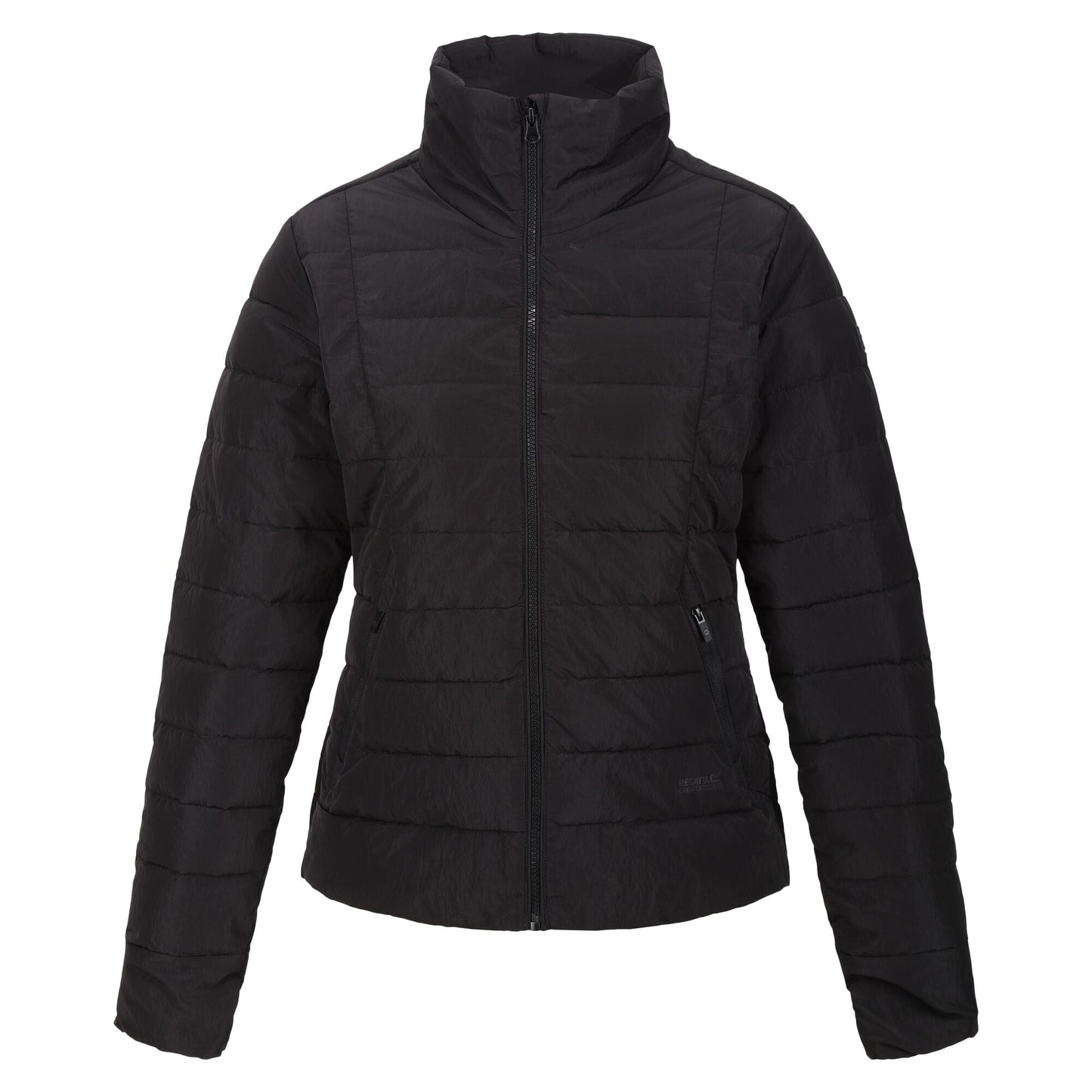 Black - Front - Regatta Womens-Ladies Keava III Baffled Padded Jacket
