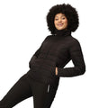 Black - Lifestyle - Regatta Womens-Ladies Keava III Baffled Padded Jacket