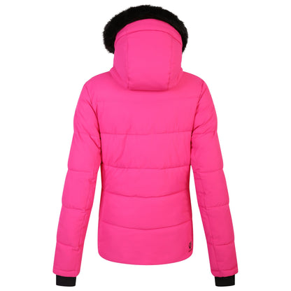 Pure Pink - Back - Dare 2B Womens-Ladies Glamourize IV Ski Jacket
