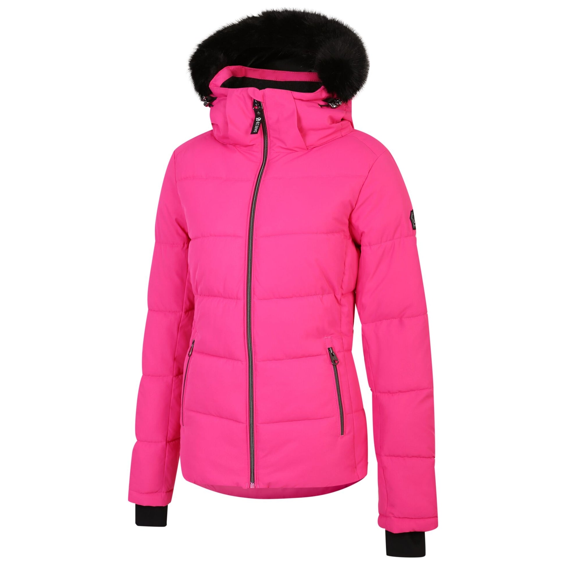 Pure Pink - Side - Dare 2B Womens-Ladies Glamourize IV Ski Jacket
