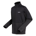 Ash-Black - Side - Regatta Mens Highton IV Full Zip Fleece Jacket