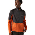 Burnt Copper-Black - Lifestyle - Regatta Mens Highton IV Full Zip Fleece Jacket