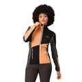 Apricot Crush-Black - Lifestyle - Regatta Womens-Ladies Lindalla VI Lightweight Fleece Jacket