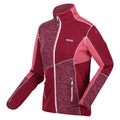 Burgundy-Rumba Red - Side - Regatta Womens-Ladies Lindalla VI Lightweight Fleece Jacket