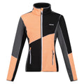 Apricot Crush-Black - Front - Regatta Womens-Ladies Lindalla VI Lightweight Fleece Jacket