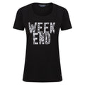 Black - Front - Regatta Womens-Ladies Filandra VII Week End T-Shirt