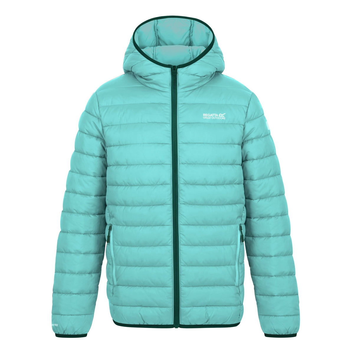 Water Ballet - Front - Regatta Childrens-Kids Marizion Hooded Padded Jacket