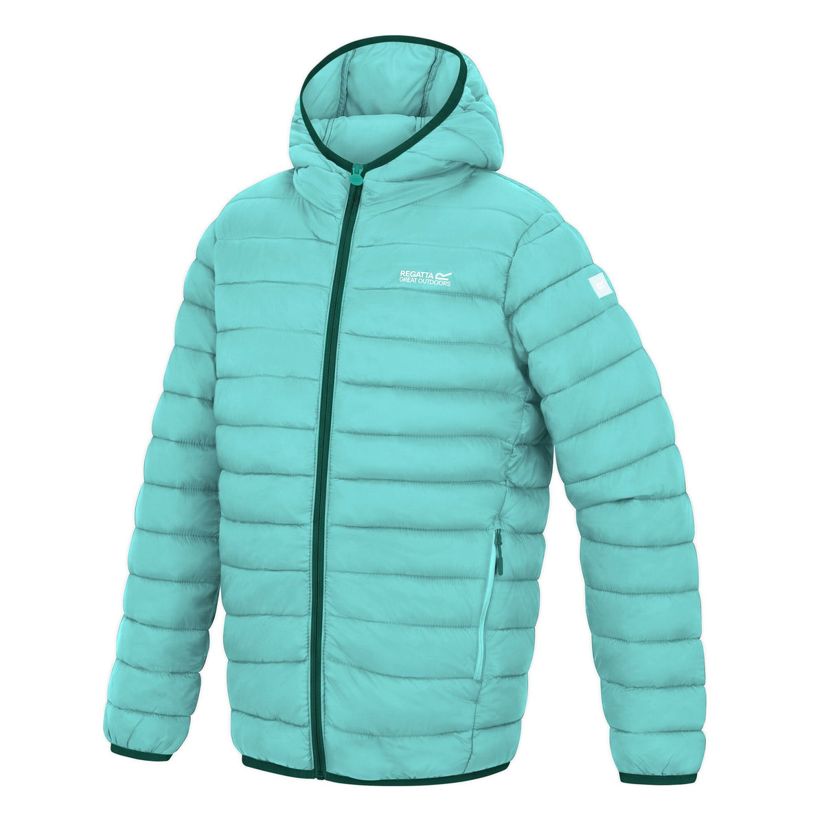 Water Ballet - Side - Regatta Childrens-Kids Marizion Hooded Padded Jacket