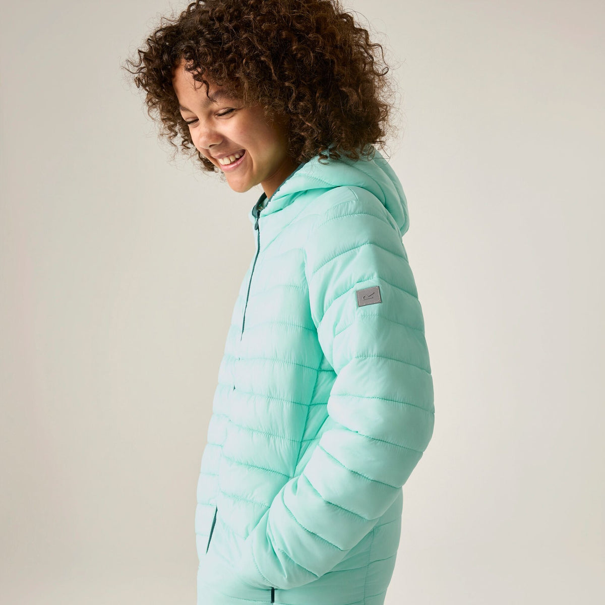 Water Ballet - Pack Shot - Regatta Childrens-Kids Marizion Hooded Padded Jacket
