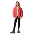 Mineral Red-Burgundy - Close up - Regatta Childrens-Kids Marizion Hooded Padded Jacket