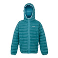 Storm Blue-Nordic Blue - Front - Regatta Childrens-Kids Marizion Hooded Padded Jacket
