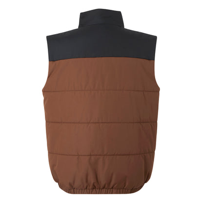 Dark Brown-Black - Back - Regatta Mens Hawfinch Baffled Gilet