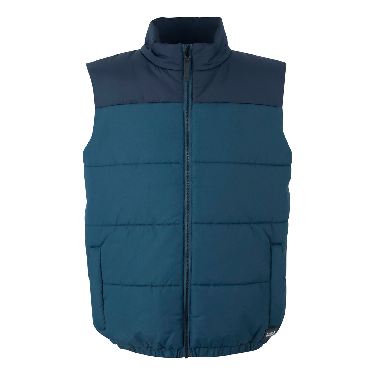 Moonlight Denim-Navy - Front - Regatta Mens Hawfinch Baffled Gilet