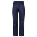 Navy - Front - Regatta Great Outdoors Mens Classic Pack It Waterproof Overtrousers