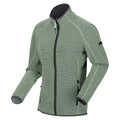 Quiet Green-Seal Grey - Side - Regatta Womens-Ladies Kinwood Full Zip Fleece Jacket
