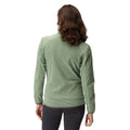 Quiet Green-Seal Grey - Pack Shot - Regatta Womens-Ladies Kinwood Full Zip Fleece Jacket
