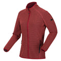 Mineral Red-Rumba Red - Side - Regatta Womens-Ladies Kinwood Full Zip Fleece Jacket